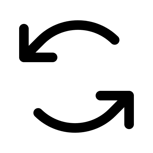 Counter-Clockwise Arrows (Phosphor) Free Open-Source SVG Icon (Phosphor)