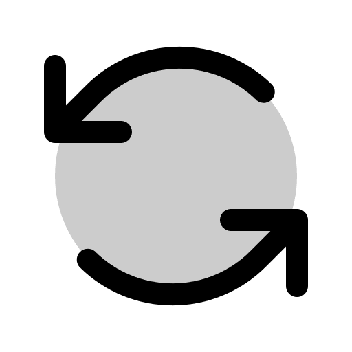 Counter-Clockwise Arrows (Duotone) Free Open-Source SVG Icon (Phosphor)