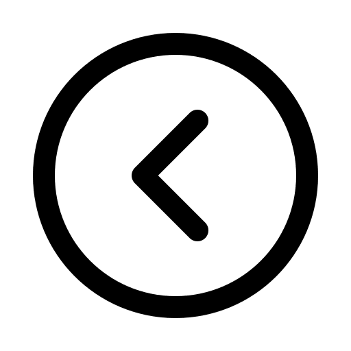 Left Circular Caret Arrow (Phosphor) Free Open-Source SVG Icon (Phosphor)