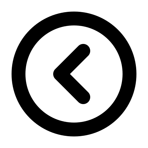 Bold Left Caret Circle (Phosphor) Free Open-Source SVG Icon (Phosphor)