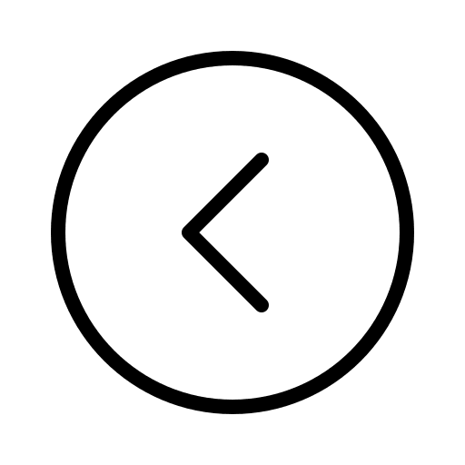 Thin Left Circle Caret (Phosphor) Free Open-Source SVG Icon (Phosphor)