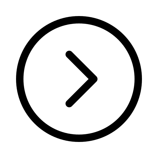 Right Caret Arrow in Circle (Light) Free Open-Source SVG Icon (Phosphor)