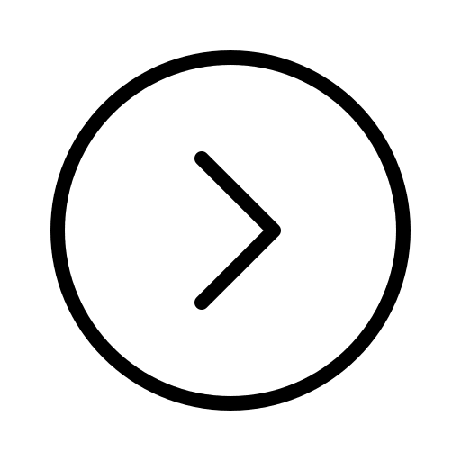 Thin Right Caret Circle Free Open-Source SVG Icon (Phosphor)