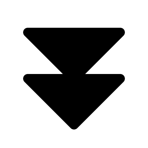 Double Down Caret (Filled) Free Open-Source SVG Icon (Phosphor)