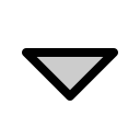 Caret Down Arrow (Duotone) Free Open-Source SVG Icon