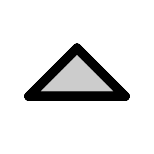 Caret Up Directional Arrow (Duotone) Free Open-Source SVG Icon (Phosphor)