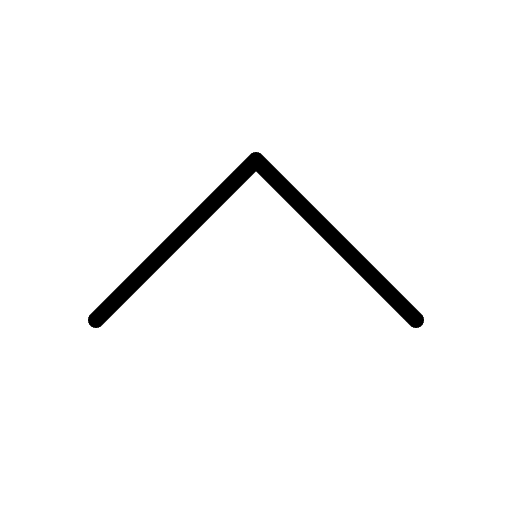 Thin Upward Caret (Phosphor) Free Open-Source SVG Icon (Phosphor)