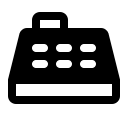 Cash Register (Filled) Free Open-Source SVG Icon