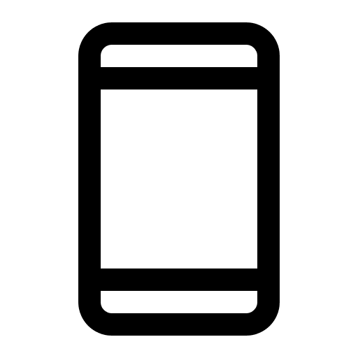 Mobile Device (Phosphor) Free Open-Source SVG Icon (Phosphor)