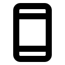 Bold Mobile Device (Phosphor) Free Open-Source SVG Icon