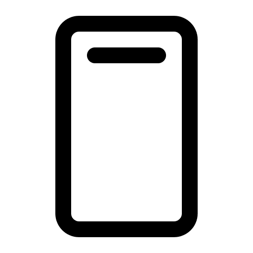 Mobile Device Speaker (Phosphor) Free Open-Source SVG Icon (Phosphor)