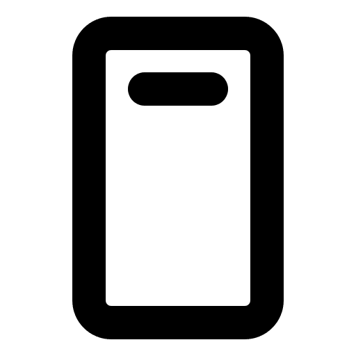 Bold Mobile Device Speaker (Phosphor) Free Open-Source SVG Icon (Phosphor)