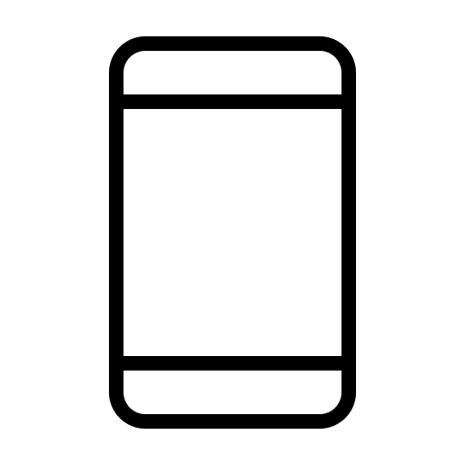 Mobile Device (Thin) Free Open-Source SVG Icon (Phosphor)