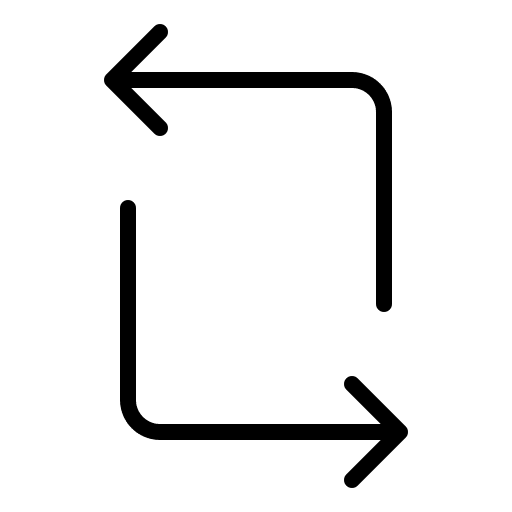 Device Rotation (Thin) Free Open-Source SVG Icon (Phosphor)