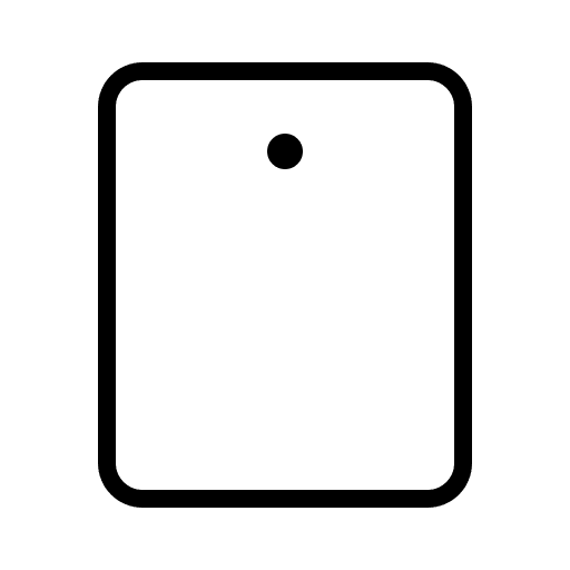 Thin Tablet with Camera Device Free Open-Source SVG Icon (Phosphor)