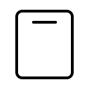 Thin Tablet Speaker Device Free Open-Source SVG Icon