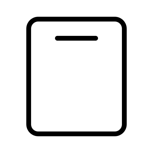 Thin Tablet Speaker Device Free Open-Source SVG Icon (Phosphor)