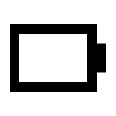 Battery Level Indicator Free Open-Source SVG Icon (Pixelarticons)