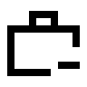 Briefcase with Minus Symbol Free Open-Source SVG Icon