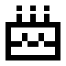 Birthday Cake (Pixel Art) Free Open-Source SVG Icon