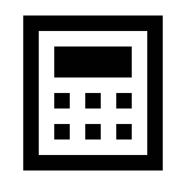 Calculator (Pixelart) Free Open-Source SVG Icon (Pixelarticons)