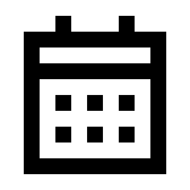 Monthly Calendar (Pixel Art) Free Open-Source SVG Icon (Pixelarticons)