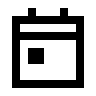 Today's Calendar Date (Pixelarticons) Free Open-Source SVG Icon