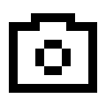 Camera (Pixel Art Style) Free Open-Source SVG Icon