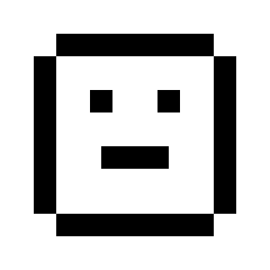 Neutral Mood Expression Free Open-Source SVG Icon (Pixelarticons)