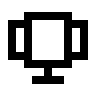 Trophy Award (Pixelarticons) Free Open-Source SVG Icon