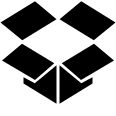 Dropbox File Storage Service Free Open-Source SVG Icon