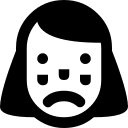 Crying Girl Free Open-Source SVG Icon