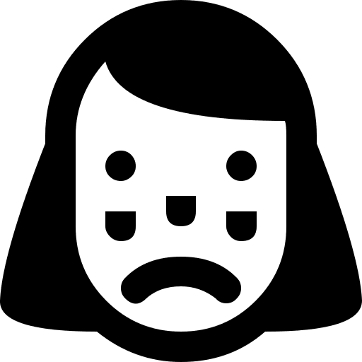 Crying Girl Free Open-Source SVG Icon (PrestaShop Icons)