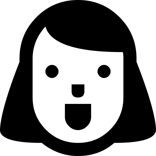 Open-Mouthed Girl Free Open-Source SVG Icon (PrestaShop Icons)