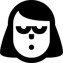 Sleeping Girl Free Open-Source SVG Icon