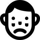 Crying Guy Character Free Open-Source SVG Icon