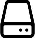 Hard Drive Storage Device Free Open-Source SVG Icon