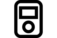 iPod Media Player Free Open-Source SVG Icon