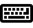 Keyboard Input Device Free Open-Source SVG Icon