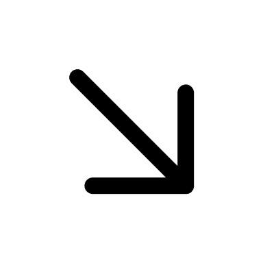 Downward Right Arrow Free Open-Source SVG Icon (Prime Icons)