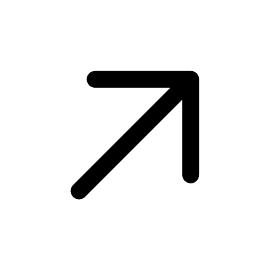 Upward Right Arrow (Prime Icons) Free Open-Source SVG Icon (Prime Icons)