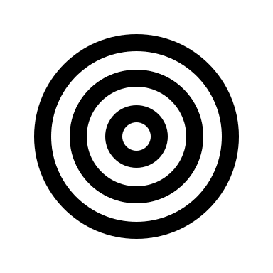 Bullseye Target Free Open-Source SVG Icon (Prime Icons)