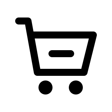 Shopping Cart with Minus Sign Free Open-Source SVG Icon (Prime Icons)