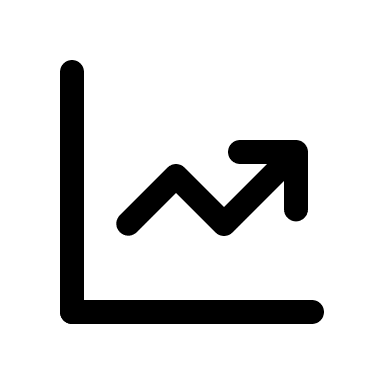 Line Chart Visualization Free Open-Source SVG Icon (Prime Icons)