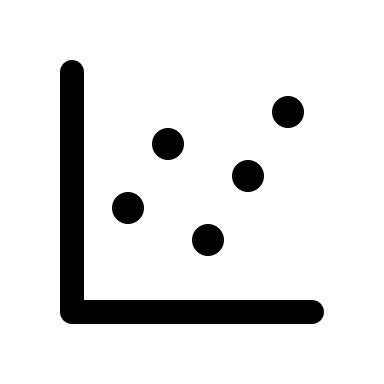 Scatter Chart Graph Free Open-Source SVG Icon (Prime Icons)