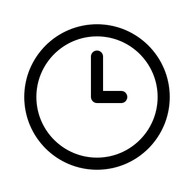 Clock (Prime Icons) Free Open-Source SVG Icon (Prime Icons)