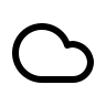 Cloud (Prime Icons) Free Open-Source SVG Icon