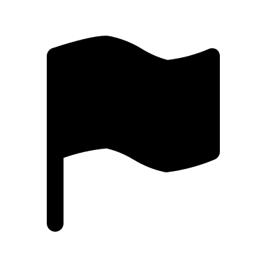 Filled Flag Symbol (Prime Icons) Free Open-Source SVG Icon (Prime Icons)