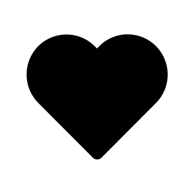 Filled Heart Symbol (Prime Icons) Free Open-Source SVG Icon (Prime Icons)