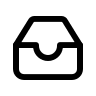 Inbox Folder Free Open-Source SVG Icon